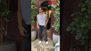 Tiger Shroff ADJUSTS his positions to pose for paps as he is spotted outside a cafe #shorts