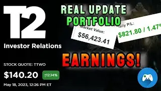Take Two Stock Pumps After Earnings! 50 000 USD Portfolio Update Invested In Gaming Industry Stocks