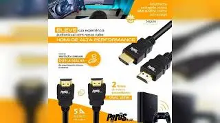 Review: Cabo Hdmi 5m Metros Preto Premium 4k Blindado Gold 3d Full