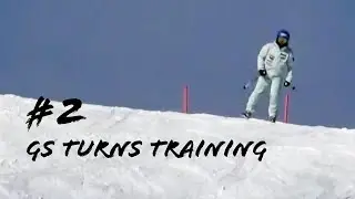 Ski training | episode#3  GS turns
