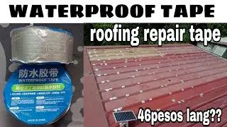 Waterproof | Tape Aluminum Foil | Tape Roof Repair #waterprooftape #roofrepairtape