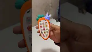 Unboxing and Review of Cute Kids Learning Phone Toy 📲 #phone #kids #toy #forbaby #youtubeshorts