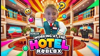 Работаем в Roblox отеле | Work at the Roblox hotel 🏨
