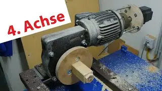 Eigenbau CNC 4. Achse mit Getriebemotor
