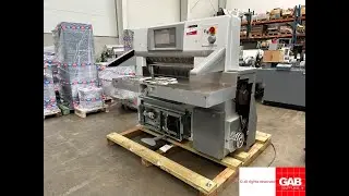 Polar Mohr 92 X Plus paper guillotine from Gab Supplies Ltd   fully serviced   2012