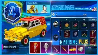 C1S4 ROYAL PASS 1 TO 50 REWARDS , UAZ SKIN IN RP ( BATTLEGROUNDS MOBILE Pakistan)