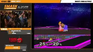Mike Haze distracts IC with prosthetic leg