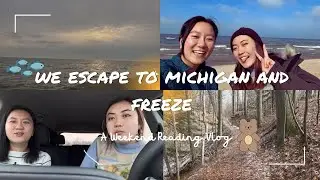 🐠📚🚙We escape to Hemingway&rsquo;s Hideaway for the weekend (Michigan vlog, mukbang, hiking, reading)