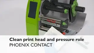 THERMOMARK ROLLMASTER – Clean printer head and pressure roll