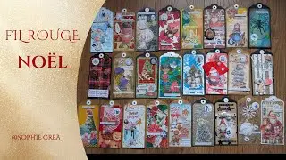 25 tags de No&euml;l faits main | Tuto scrapbooking