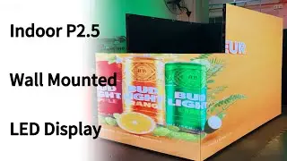 Easy Install! Magnetic Indoor P2.5 Wall-mounted LED Display