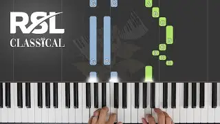 Le Chant du P&acirc;tre / RSL (Rockshool) Classical Piano Grade 2 / Synthesia Piano tutorial