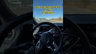 Mercedes-Benz EQB 300 0-100 km/h #mercedes #electric #eqb #fastcars