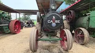 Close up of a Case steam traction engine.  ( LeSueur  )