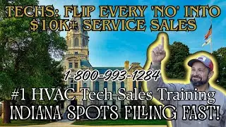 📈 Indiana HVAC Sales Training for Shop Owners Techs Who Struggle Explaining Costly Repairs/Replaces!