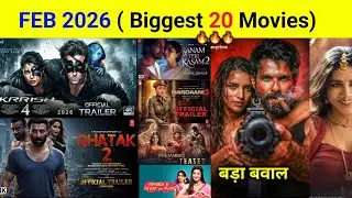 🎬 February 2026 Upcoming Movies List | Bollywood + South