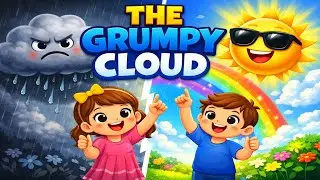 The Grumpy Cloud ☁️🌈 | Emotional Kids Song About Feelings & Friendship | Tinnytune