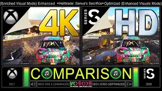 Dirt 5 (Xbox One X vs Xbox Series S) Side by Side Comparison | VCDECIDE