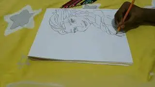 😀 SL Drawing art 🥰 today we are Drawing to elsa and watching the video enjoy 😉 like and subscribe
