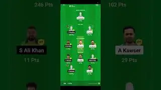 😱💸 DREAM TEAM T10 MATCH #dream11 #team #viral #youtubeshorts #trending #winning #cricket #t10