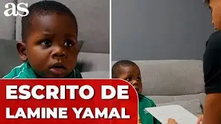 La EMOCIONANTE CARTA de LAMINE a su HERMANO pequeño y que dedica a todos los NIÑOS del MUNDO