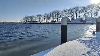 Winter 2026 Januar im Hafen Lauterbach #winterwunderland #hafenlauterbach #ruegen #schnee 