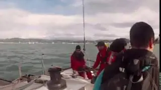 Strambata su Class40 con volanti (Marco Nannini)