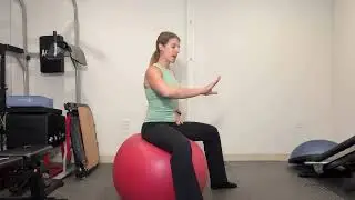 Birth Ball Pelvic Tilt