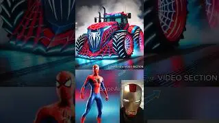 AVENGERS But TRACTOR🚜😱 Vengers #marvel  #marvelcomics #shorts #tractor