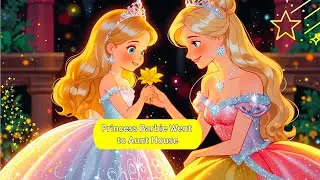 Princess Barbie Went to Her Aunt House | Hindi Fairy Tales for Kids | Magical Bedtime Stories