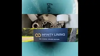 Relined broken PVC sewer pipe #piperelining #plumbing #plumber #blockeddrains #drain