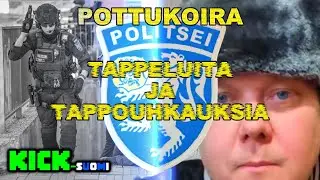 POTTUKOIRA: Poliisi iskee t&auml;ydell&auml; voimalla! #pottukoira #k&auml;ppi #kicksuomi