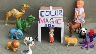 Dynosaur or bahout Saray Color k Toys Niklay | Tractor Toys Video | Gadi Wala Cartoon