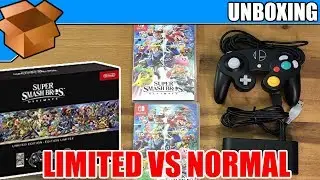 Unboxing Smash Bros Ultimate Limited Gamecube Edition + Unterschiede zur Standardversion!