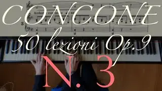 Lesson n.3 - G. Concone - 50 lezioni Op.9 (Piano Accompaniment + Sheet Music)