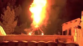 Energetic Male Fire Pyro Show Mallorca Velvet Productions