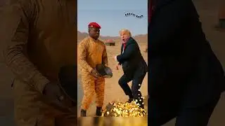 Trump Broke the Box &mdash; Ibrahim Broke the Silence! 💰🏃&zwj;♂️#lol #funny #viral #comedy #memes #shorts