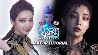 Rumi Transformation Makeup (Kpop Demon Hunters) 케데헌 루미 메이크업💜