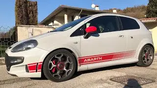 Punto Evo Abarth montaggio molle ribassate H&R -35mm (molle H&R -35mm 851kg)