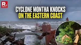 Cyclone Montha Slams East Coast | One Dead in Andhra | Gusts Up to 110 kmph