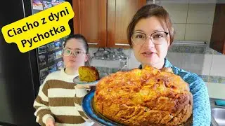 Najlepsze ciasto z dyni z karmelizowanymi jabłkami, smakuje pysznie! My jemy dynię a nie marnujemy!