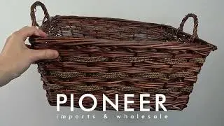 Rope & Willow Living Garden Basket &ndash; Holds 4 x 6&Prime; Pots