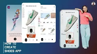 How to create a shoes app |NIKE| app design in XD #nike #shoes #nikeshoes #nikeairforce1 #appdesign