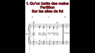 1. Qu’on batte des mains - Sur les ailes de la foi - Partition