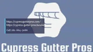 #1 Best gutter installation, gutter repair and gutter cleaning company in Cypress TX. 281-864-3086
