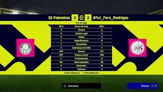 Jogando Efootball 2026 ao vivo, Jogando oitavas de Final Copa Master Ajax