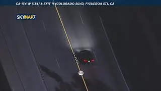 POLICE CHASE: Authorities pursue DUI suspect in Glendale area | ABC7 Los Angeles