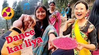 Special dance in Saraswati Puja 😍💃🕺 | Visiting all Saraswati Puja in my village at Darjeeling hills