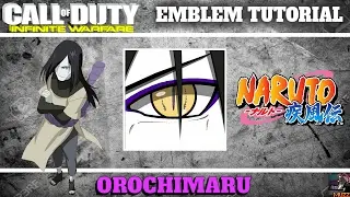 IW | OROCHIMARU [EYE] Emblem Tutorial | Infinite Warfare Emblem Tutorial #26
