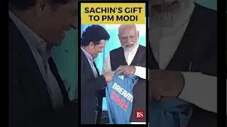 Watch: Sachin Tendulkar Gifts Indian Cricket Team Jersey To PM Modi In Varanasi